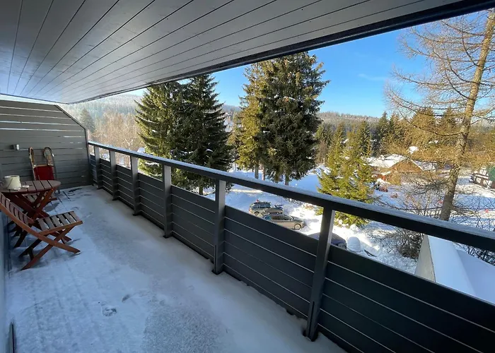 Mountain Resident - Relax S Wellness, Terasou A Soukromou Garazi Lejlighed Harrachov